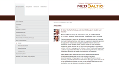 Desktop Screenshot of medbaltic.de